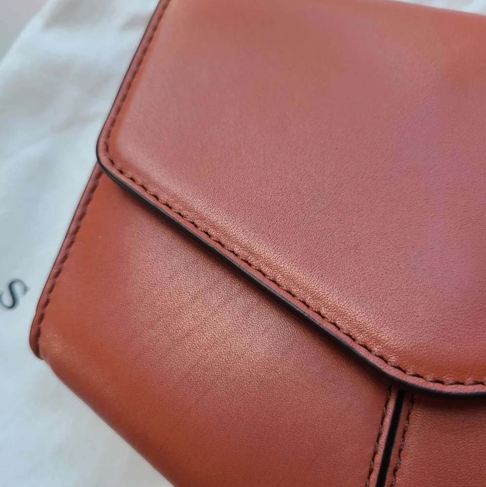 Sandro PARIS 'My Lou' Leather Crossbody Purse